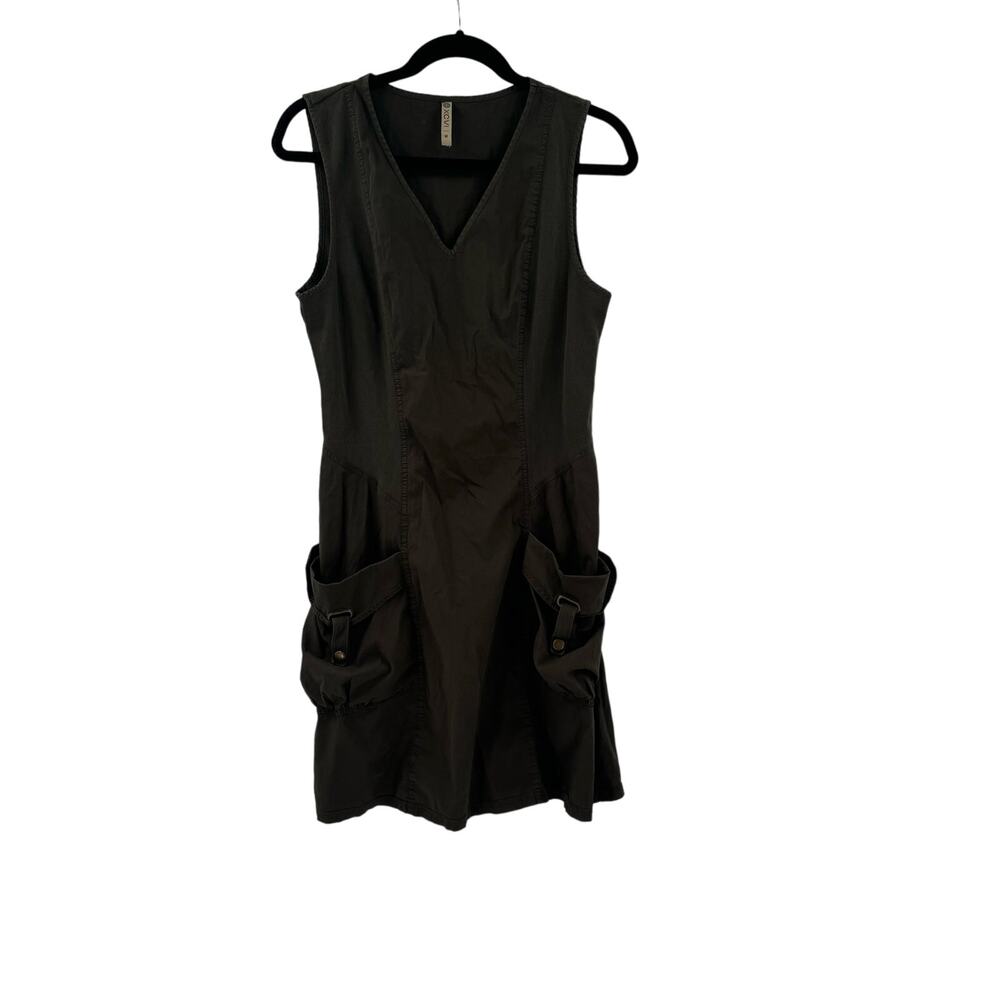 XCVI Army green midi dress